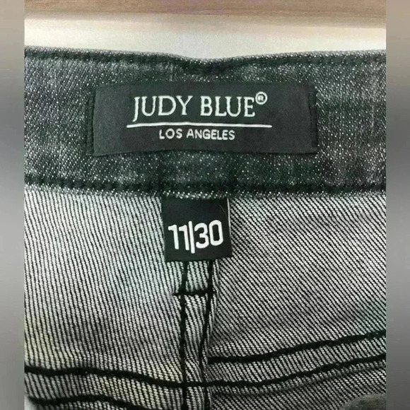 Judy Blue Washed Black Skinny  Fit Ankle jeans , sz 11/30 - Picture 4 of 9
